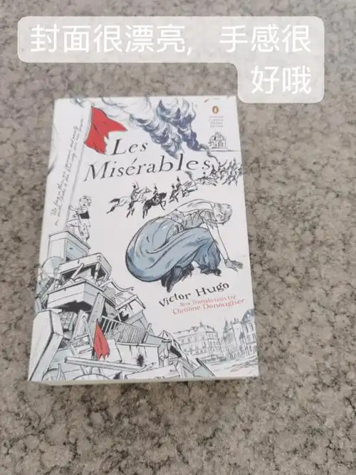 悲惨的世界收到好厚一本书哦