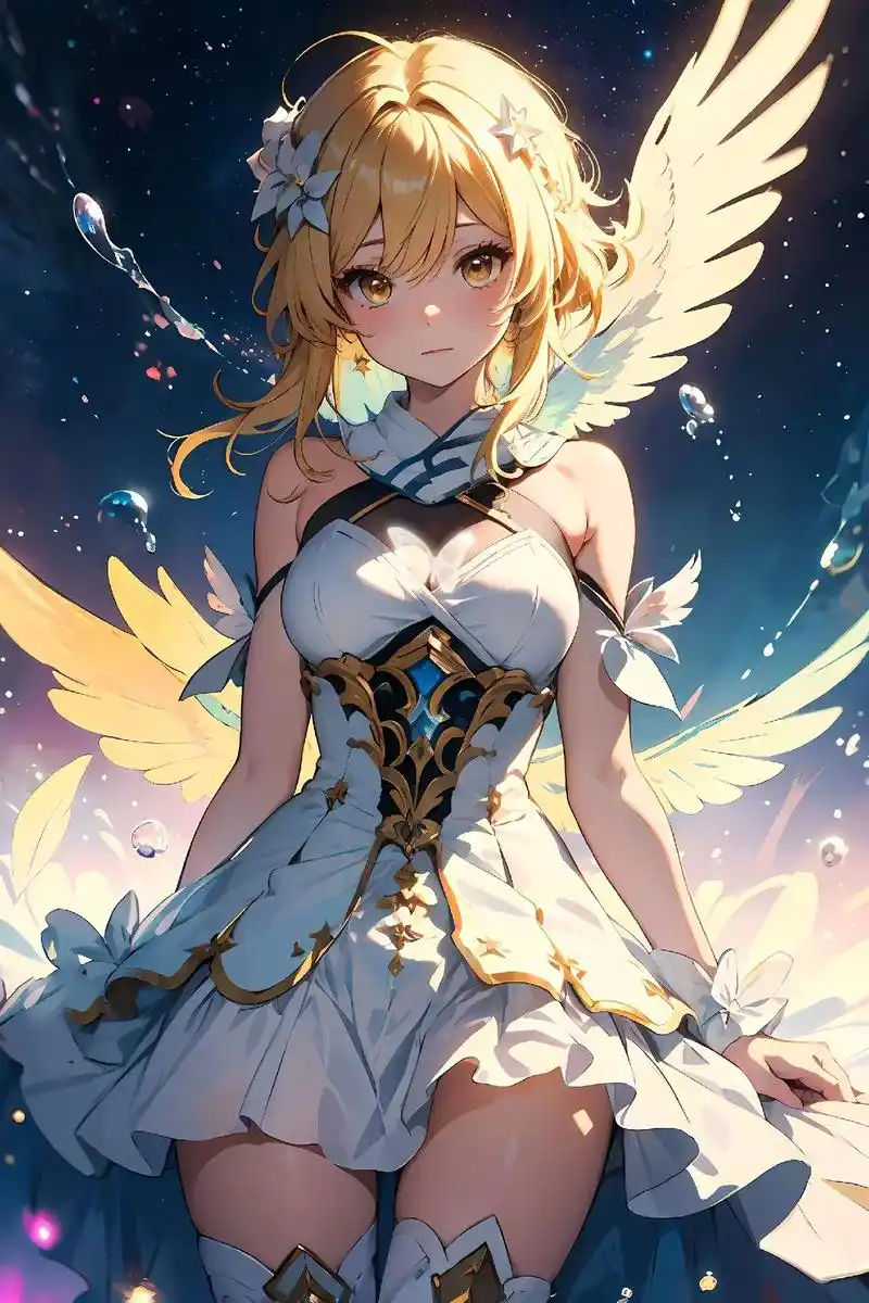 天使荧妹 #原神壁纸 #荧 - 抖音