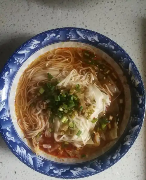 自己做的小面(家常版),吃得很满足