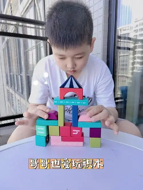 宝宝的大颗粒积木