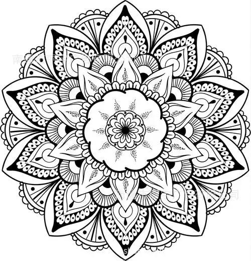 宗教莲花 图案自粘可移除pvc 墙贴 门贴 贴纸 家居装饰 外贸货源