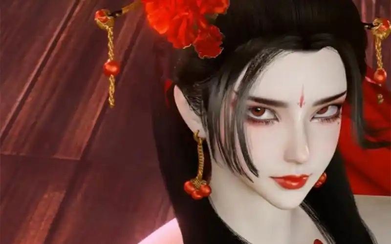 3d建模古风小姐姐自拍卡点