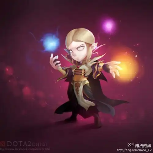 [画美不看] [搬运][妹子欢迎你]萌化版的dota2英雄,要是他们在对面,真