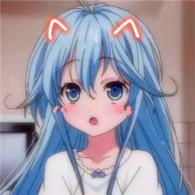治愈系蓝色风格女生头像图片96张