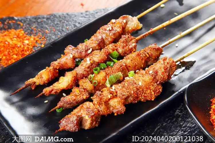 烧烤店美食羊肉串图片素材_photo_daimg_html