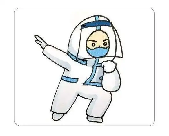 最美逆行者医生背影简笔画冠状病毒,医生,医生简笔画,医院,卫生,口罩