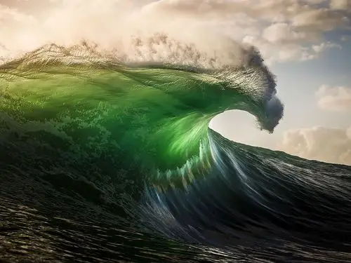 下载壁纸 1600x1200 海浪,水浪,瞬间 桌面背景