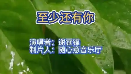 谢霆锋用《至少还有你》,守护你的世界不孤单