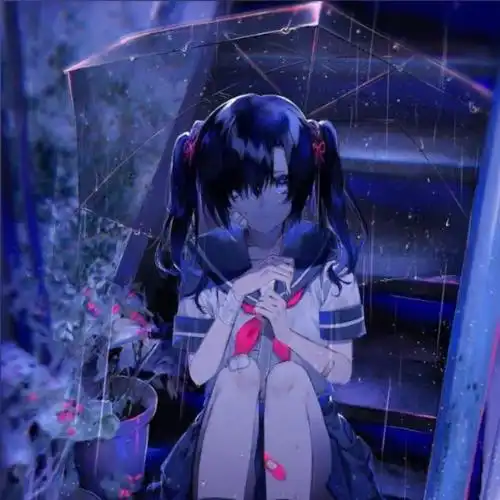 伤感孤独女生动漫头像图片我讨厌孤独但我只有它了