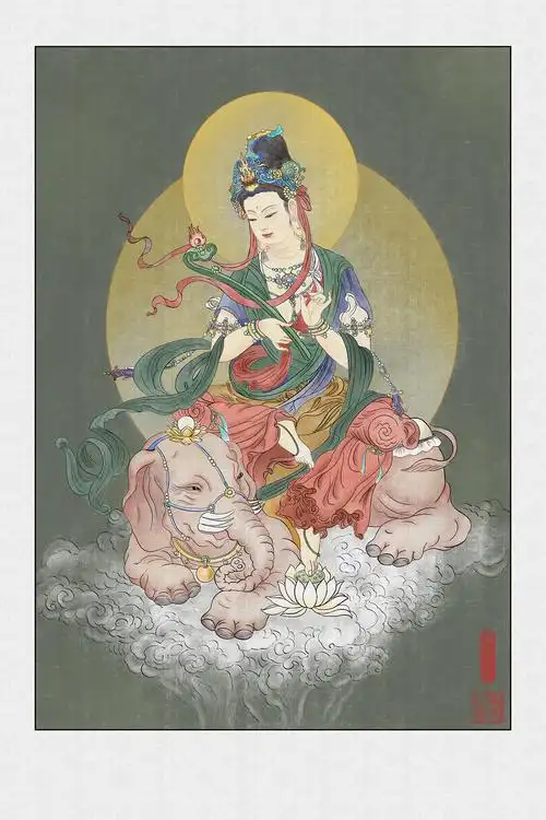 普贤菩萨 - 原创作品 - 站酷(zcool)