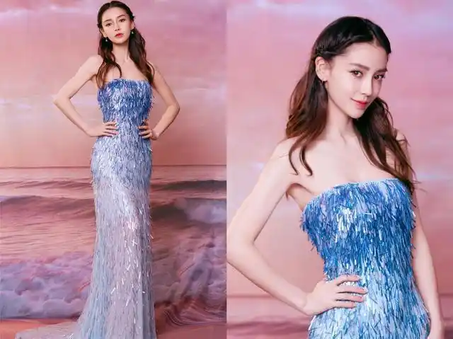 变身贵族公主,rami kadi高定礼服超仙|杨颖|抹胸|裙摆|粉色系_网易