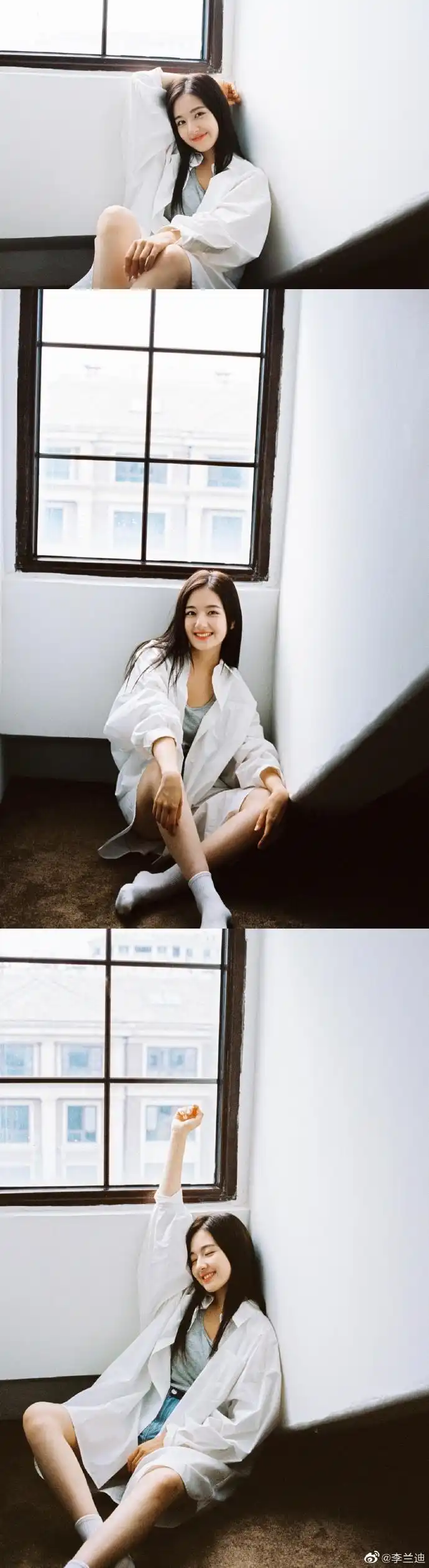 组图:李兰迪晒二十二宫格写真 手捧蛋糕为自己庆生笑容甜美