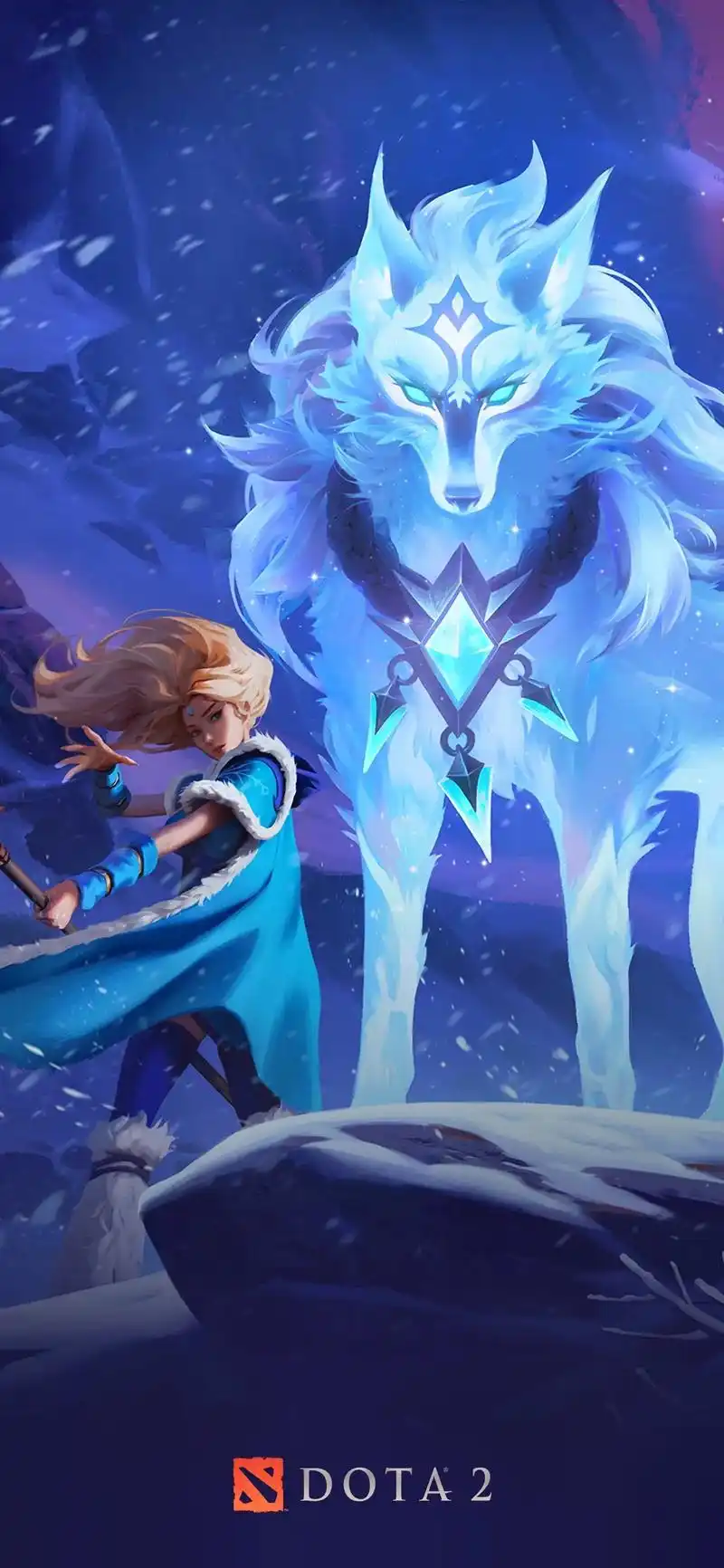 冰女身心壁纸.#dota2 - 抖音