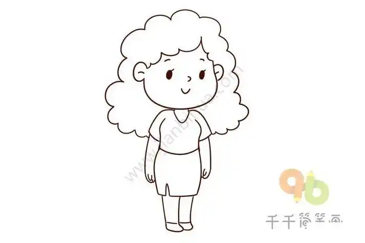 人物简笔画整身