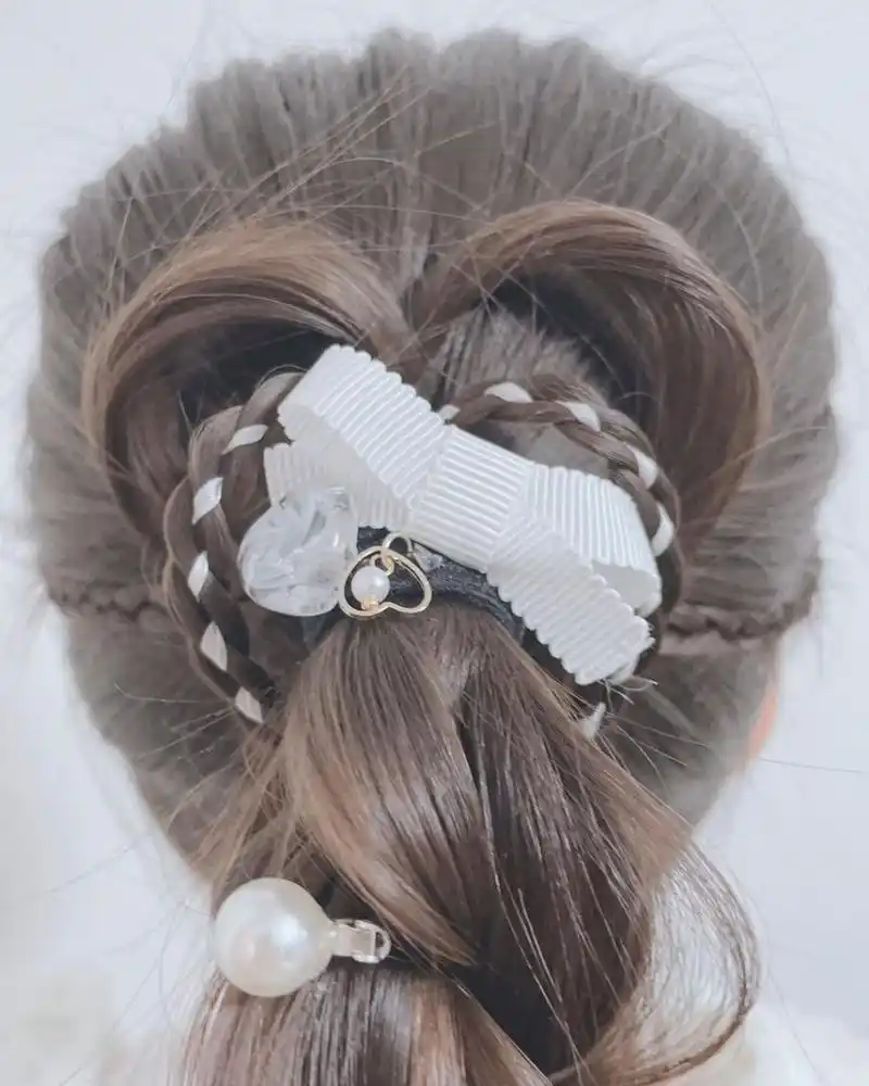 简单又漂亮的儿童编发,喜欢编发的来收图