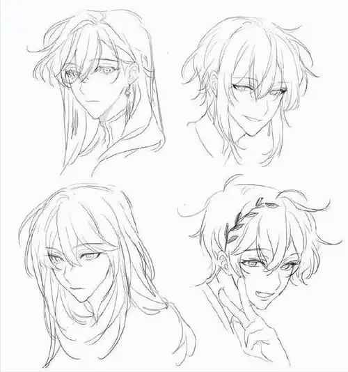 动漫人物发型怎么画?美感与性格的集中体现,看似简单却不简单