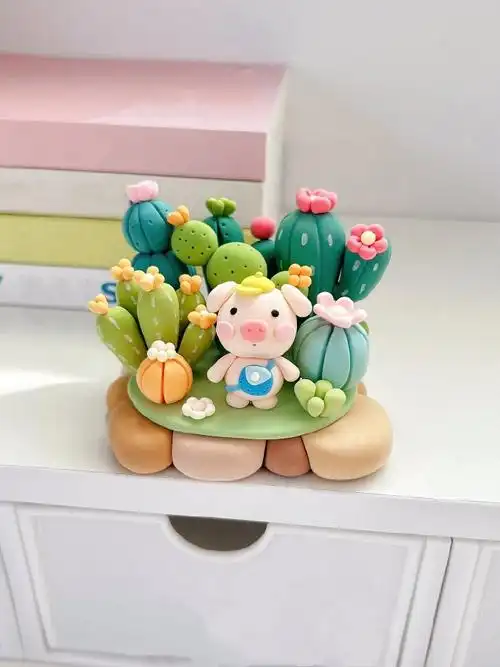 粘土手工摆件大合集!喜欢收藏和孩子一起做吧#超轻粘土