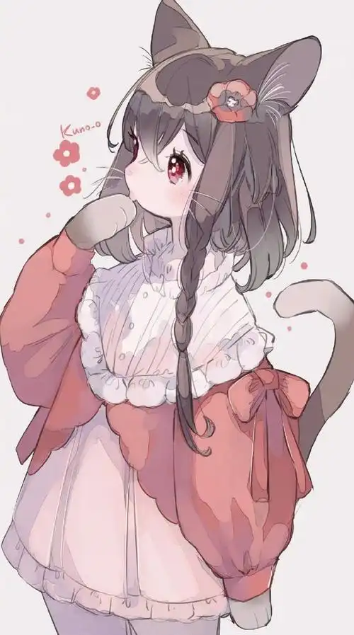 画师笔下的可爱猫耳娘,有穿jk的有穿女巫服的,快给我变|噬魂师|动漫