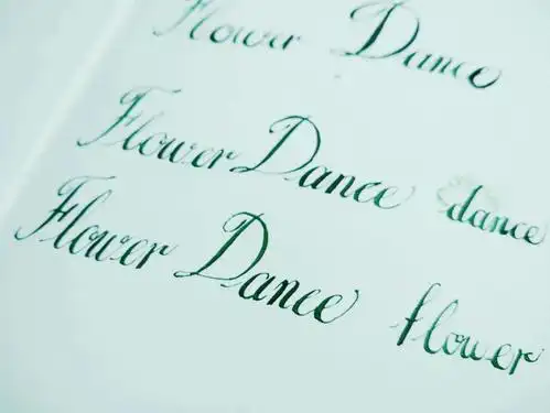 书写一片天地——英文花体字