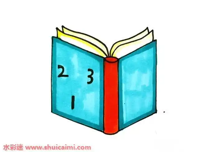 阳光少年营各种各样的书本简笔画英语书简笔画教程英语书简笔画画法
