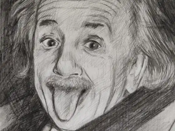 【einstein】画一下可爱的爱因斯坦