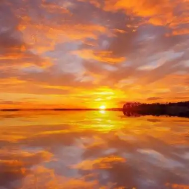 落日黄昏唯美图片头像