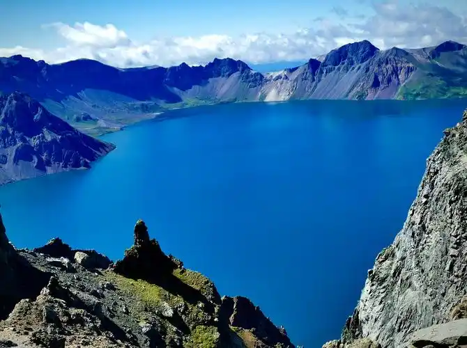 长白山天池,杠杠的
