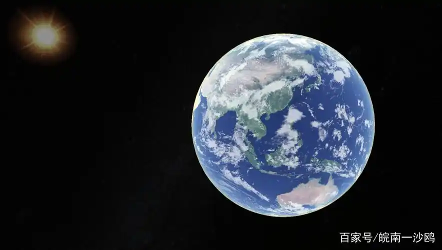 地球孤悬于太空