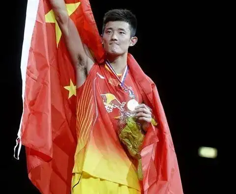 李宁aayj1211焰红色男款羽毛球背心14世锦赛谌龙夺冠战衣