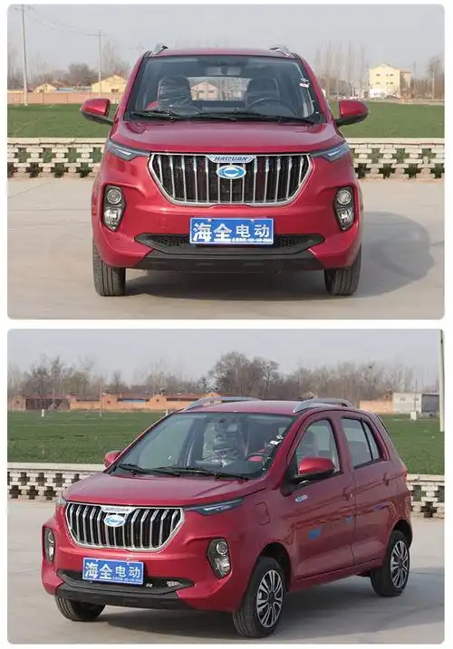 电动汽车成人四轮车女士家用接送孩子代步油电混合四轮电动车爬坡王