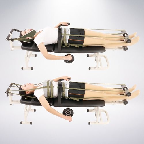 医用牵引器家用颈椎牵引床人体拉伸器仪力度调节lf