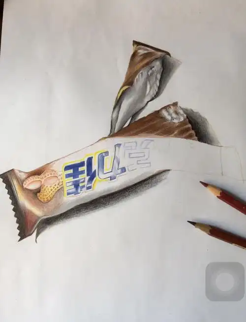 彩铅巧克力步骤