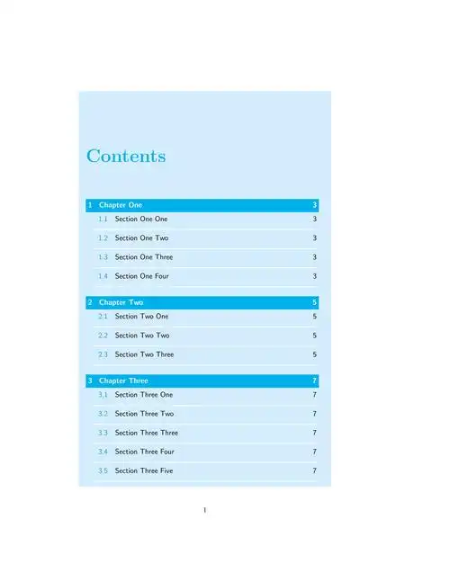 一个赏心悦目的目录排版样式