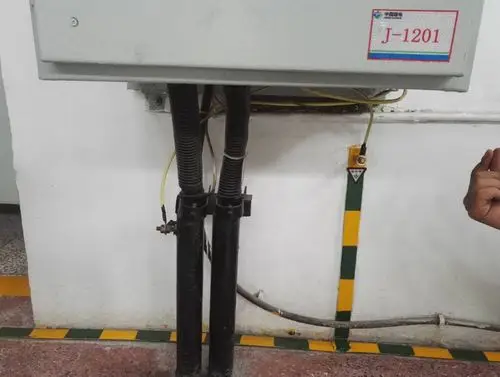 变配电班电缆管接地后