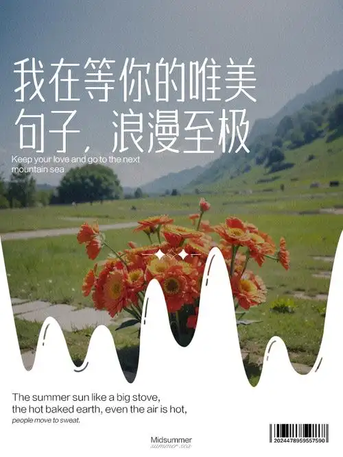 我在等你的唯美句子浪漫至极