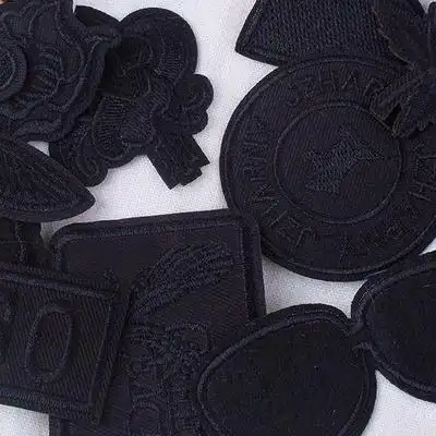 布个黑色熨烫补丁贴花绣花衣服破洞修补刺绣其他