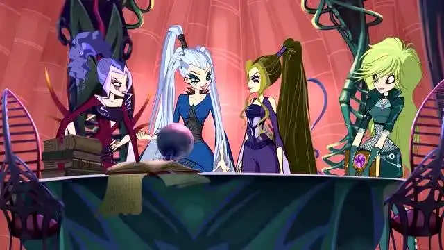 魔法俏佳人:三妖后准备一起去拜访仙女教母