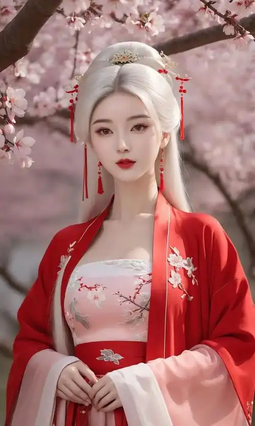 爽心丨绝美白发古风来袭丨养眼美女