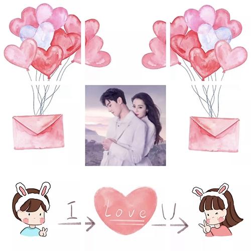 情人节朋友圈九宫格文案拼图情侣表白示爱秀恩爱配图jpg个性图文