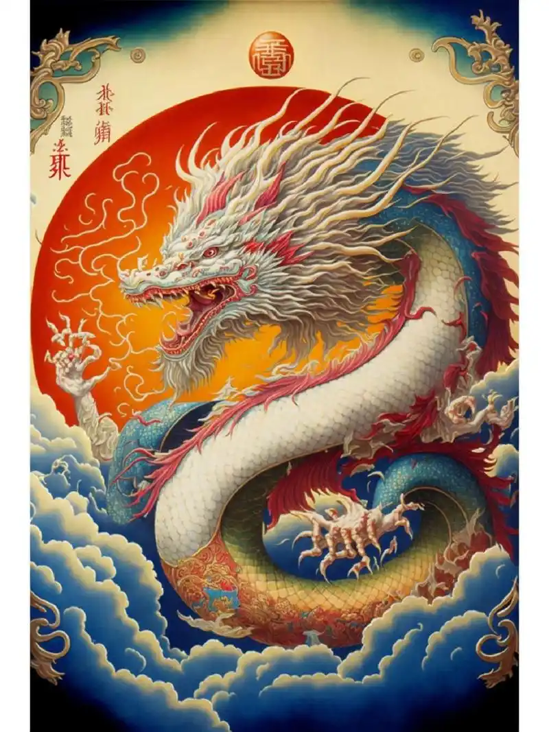 相传龙能飞行,擅变化,会呼风唤雨等,与凤凰,麒麟等并列为祥瑞.