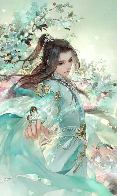 来自#匪萌十月#微博图片中的古风美男