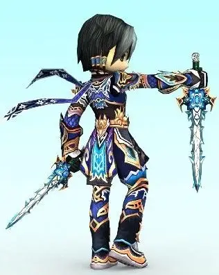 双持匕首展英姿《热血江湖》帅刺客