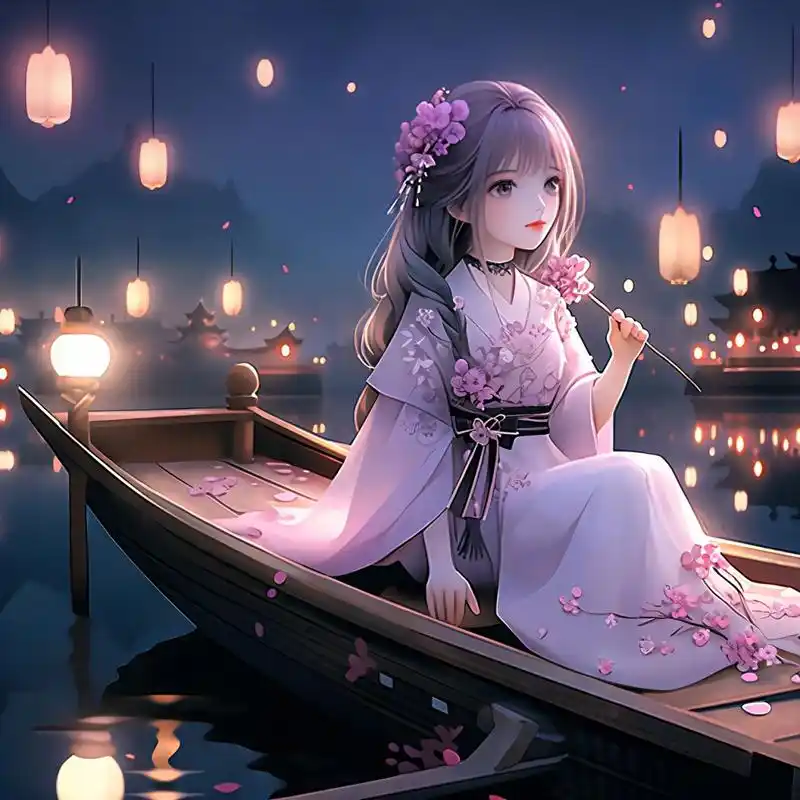 卡通古风头像,古风仙女系列 一个人最好的状态,就是独处的时候,安静