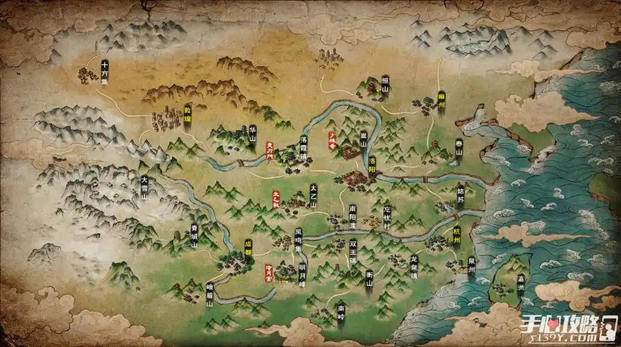 烟雨江湖明月山地图资源汇总