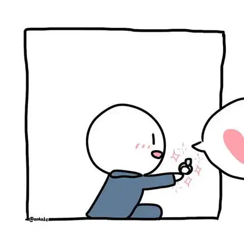 简笔白色小人情头情侣头像卡通可爱卡哇伊楼上楼下系列