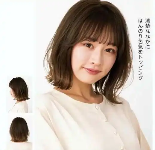 圆脸脖子短的女生建议试试这款酒窝发洋气减龄还显气质