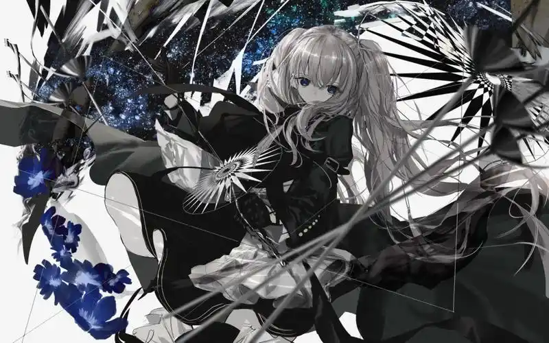 暗黑系机械美少女美图黑暗系动漫图片壁纸