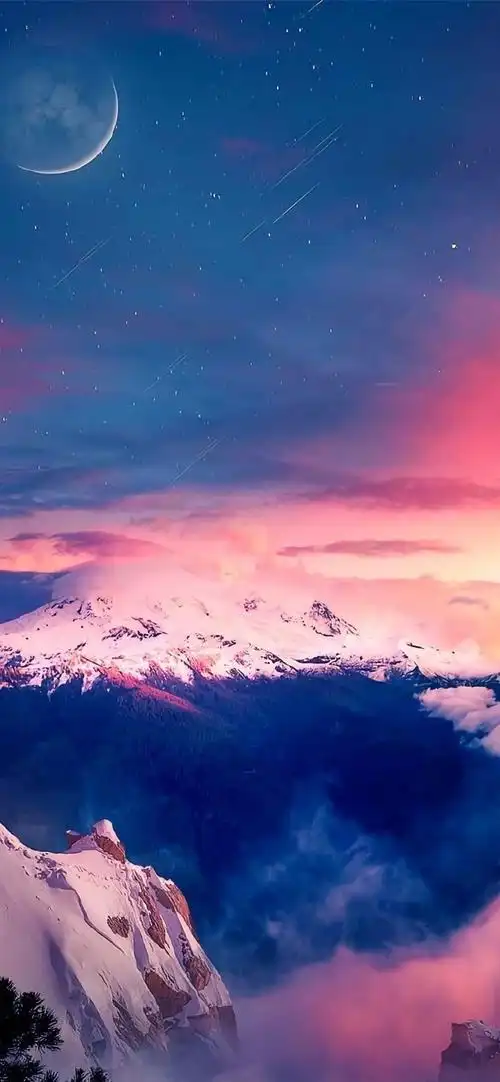 iphonex xs 高清壁纸 炫光紫 多彩