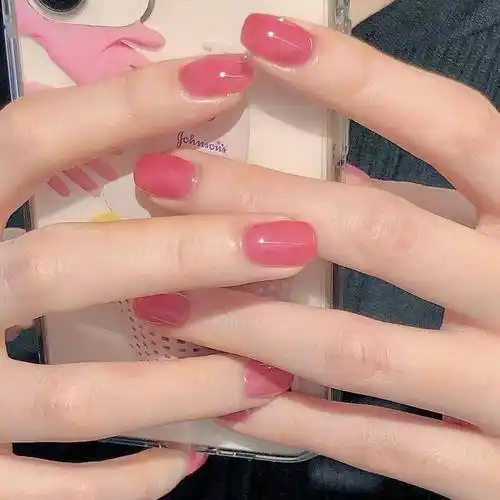 经典纯色美甲!简单耐看~_留言_什么_封面