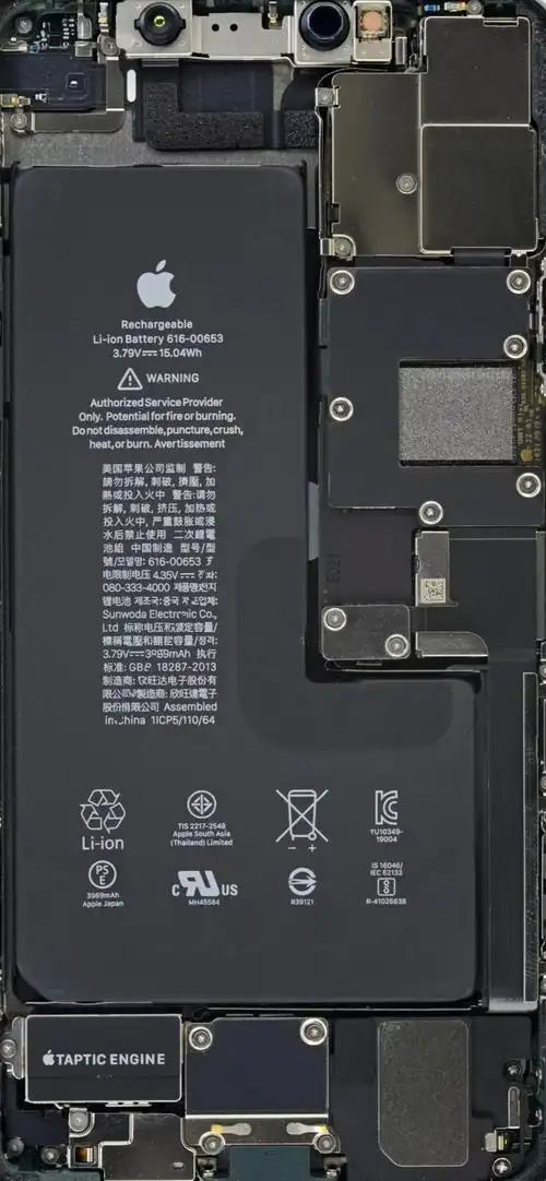 超酷的!iphone 11系列内部构造图当壁纸,看的清清楚楚
